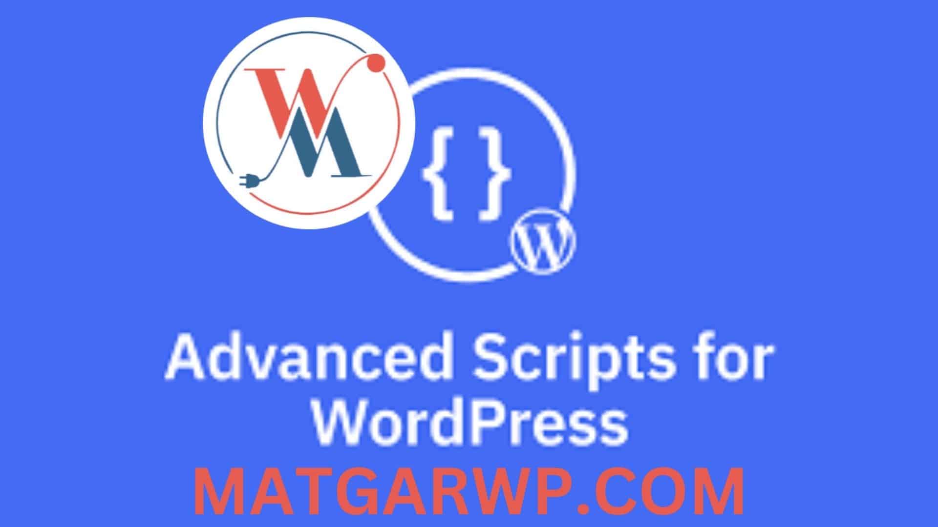 Advanced Scripts Manager